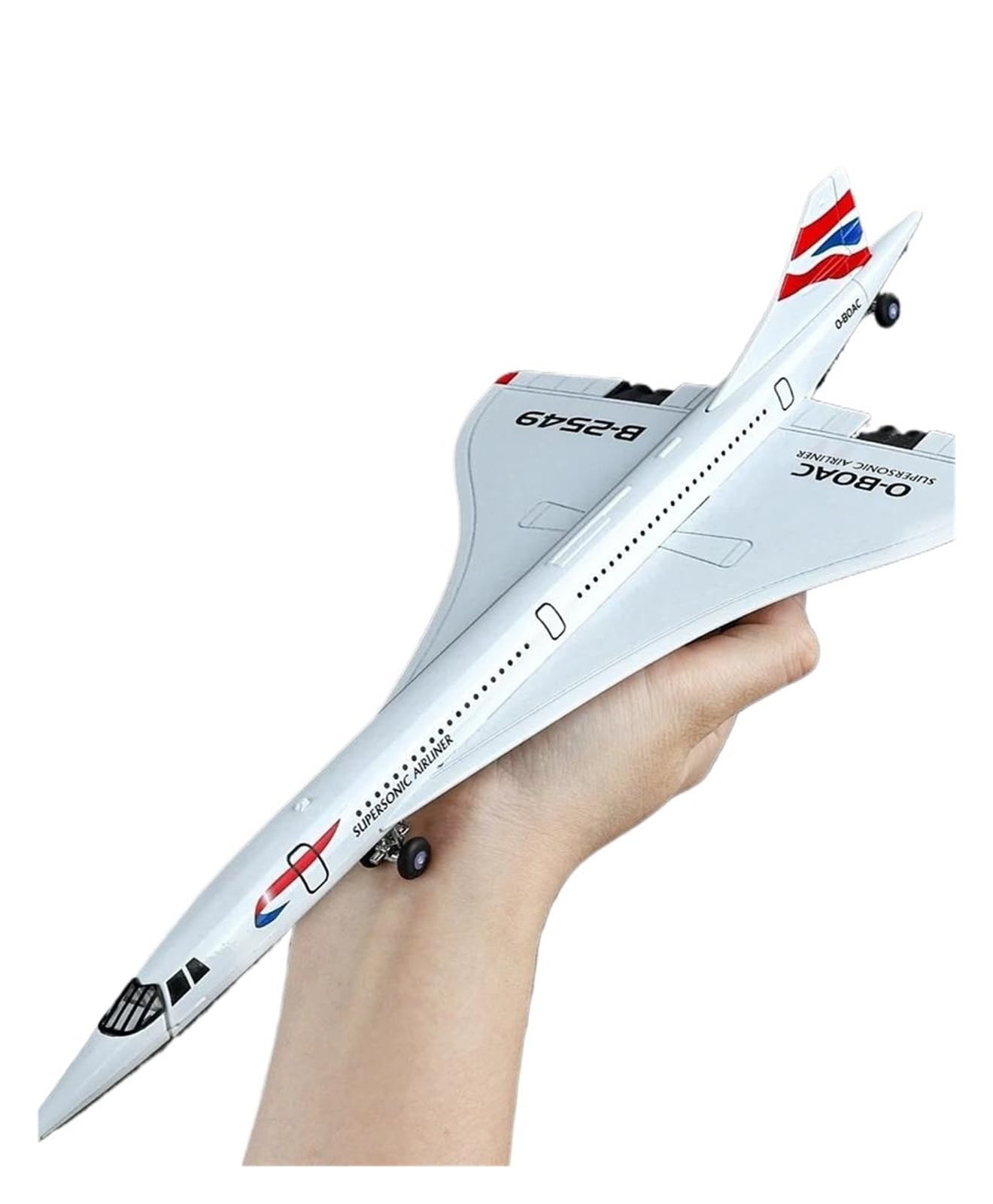 Amazon.co.jp: レプリカ 1:168 合金製 コンコルド 超音速輸送機 金属